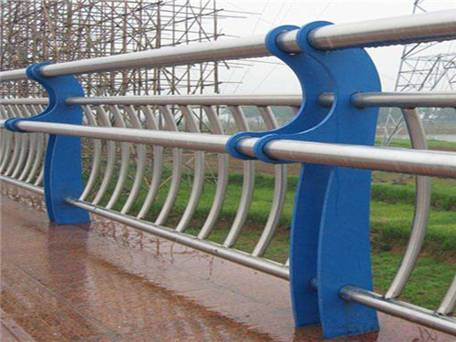 桥梁不锈钢复合管护栏 防撞护栏 河道景观护栏